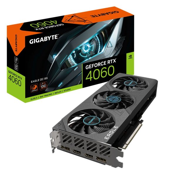 GIGABYTE RTX4060 EAGLE OC 8GB  ( GV-N4060EAGLE OC-8GD )