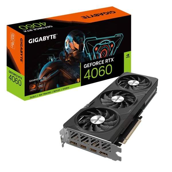 GIGABYTE RTX4060 Gaming OC 8GB  ( GV-N4060GAMING OC-8GD )