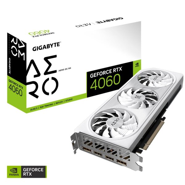 GIGABYTE RTX4060 AERO OC 8GB  ( GV-N4060AERO OC-8GD )