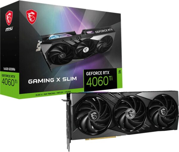 MSI GeForce RTX 4060 Ti GAMING X SLIM 16GB  ( V517-002R )