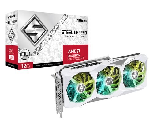 ASROCK Radeon RX7700XT Steel Legend OC 12GB  ( 90-GA4PZZ-00UANF )