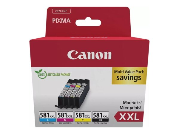 CANON CLI-581XXL BK/C/M/Yk Multipack