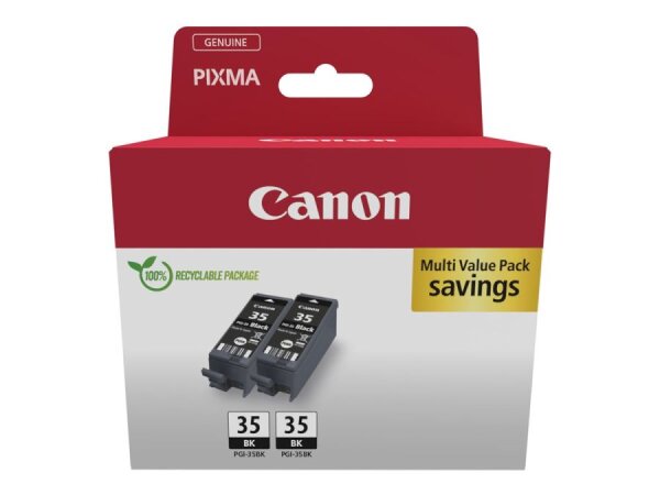 CANON PGI-35 BK schwarz Twin Pack