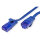 VALUE 21992051 RJ45 Netzwerkkabel, Patchkabel CAT 6a U/UTP 1.00 m Blau 1 St.