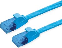 VALUE 21992052 RJ45 Netzwerkkabel, Patchkabel CAT 6a U/UTP 2.00 m Blau 1 St.