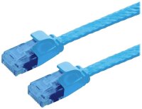 VALUE 21992052 RJ45 Netzwerkkabel, Patchkabel CAT 6a U/UTP 2.00 m Blau 1 St.
