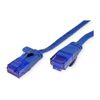VALUE 21992052 RJ45 Netzwerkkabel, Patchkabel CAT 6a U/UTP 2.00 m Blau 1 St.
