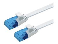 VALUE 21992062 RJ45 Netzwerkkabel, Patchkabel CAT 6a U/UTP 2.00 m Weiß 1 St.