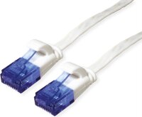 VALUE 21992064 RJ45 Netzwerkkabel, Patchkabel CAT 6a U/UTP 1.50 m Weiß 1 St.