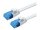 VALUE 21992064 RJ45 Netzwerkkabel, Patchkabel CAT 6a U/UTP 1.50 m Weiß 1 St.
