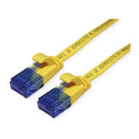 VALUE 21992031 RJ45 Netzwerkkabel, Patchkabel CAT 6a U/UTP 1.00 m Gelb 1 St.