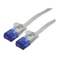 VALUE 21992011 RJ45 Netzwerkkabel, Patchkabel CAT 6a U/UTP 1.00 m Grau 1 St.