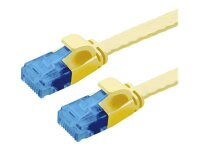 VALUE 21992033 RJ45 Netzwerkkabel, Patchkabel CAT 6a U/UTP 3.00 m Gelb 1 St.