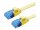 VALUE 21992033 RJ45 Netzwerkkabel, Patchkabel CAT 6a U/UTP 3.00 m Gelb 1 St.