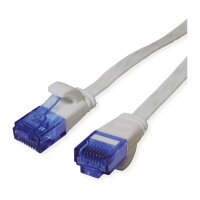VALUE 21992010 RJ45 Netzwerkkabel, Patchkabel CAT 6a U/UTP 0.50 m Grau 1 St.