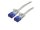 VALUE 21992010 RJ45 Netzwerkkabel, Patchkabel CAT 6a U/UTP 0.50 m Grau 1 St.