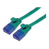 VALUE 21992041 RJ45 Netzwerkkabel, Patchkabel CAT 6a U/UTP 1.00 m Grün 1 St.