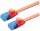 VALUE 21992021 RJ45 Netzwerkkabel, Patchkabel CAT 6a U/UTP 1.00 m Rot 1 St.