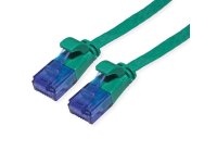 VALUE 21992045 RJ45 Netzwerkkabel, Patchkabel CAT 6a U/UTP 5.00 m Grün 1 St.