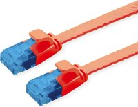 VALUE 21992020 RJ45 Netzwerkkabel, Patchkabel CAT 6a U/UTP 0.50 m Rot 1 St.