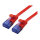 VALUE 21992022 RJ45 Netzwerkkabel, Patchkabel CAT 6a U/UTP 2.00 m Rot 1 St.