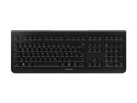 CHERRY KW 3000 Schwarz Geräuscharme, kabellose Full-Size-Tastatur