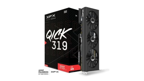 XFX RX 7700XT  Black Qick319 12GB  ( RX-77TQICKB9 )