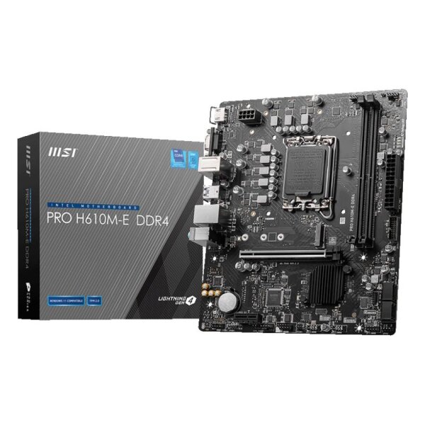 MSI PRO H610M-E DDR4 S1700  ( 7D48-001R )