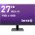 TERRA LCD/LED 2727W V2 black HDMI/DP/USB-C GREENLINE PLUS 68,6cm (27")  ( 3030229 )