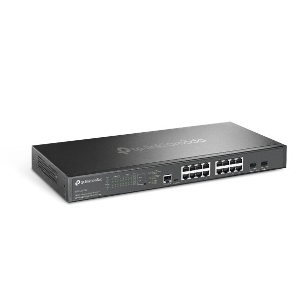 TP-LINK Omada 16-Port 2.5GBASE-T and 2-Port 10GE SFP+ L2+ Managed Switch with 8-Port PoE+