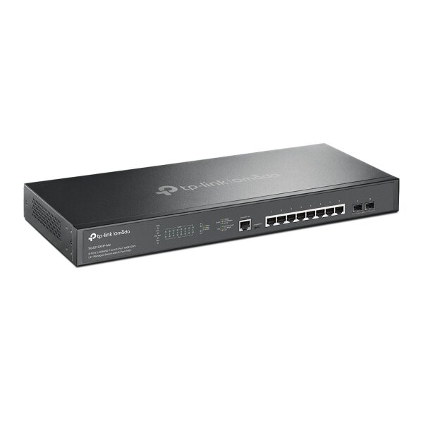 TP-LINK Omada 8-Port PoE+ 2.5GBASE-T L2+ Managed Switch with 2 10GE SFP+ Slots
