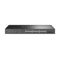 TP-LINK Omada 24-Port 2.5GBASE-T and 4-Port 10GE SFP+ L2+ Managed Switch with 16-Port PoE+ & 8-Port