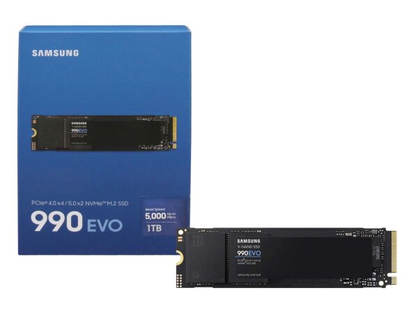 SAMSUNG 990 EVO NVMe™ M.2 SSD – 1 TB  ( MZ-V9E1T0BW )