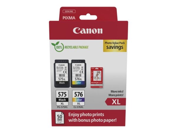 CANON PG-575XL /CL-576XL Ink Cartridge PVP  ( 5437C006 )