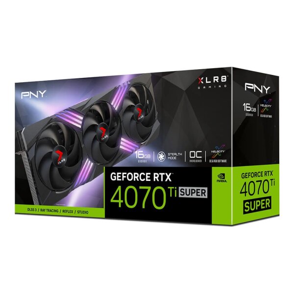 PNY GeForce RTX 4070 Ti SUPER 16GB  ( VCG4070TS16TFXXPB1-O )