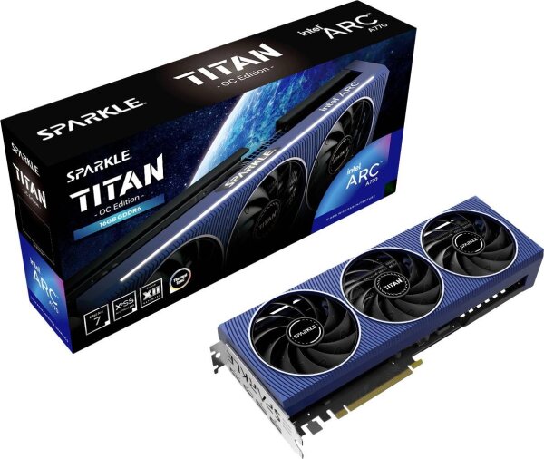 SPARKLE Intel Arc A770 Titan OC 16GB  ( SA770T-16GOC )