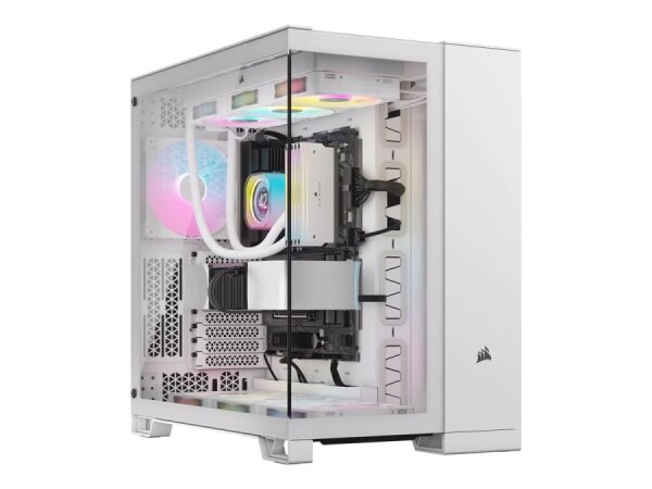 CORSAIR Geh Midi 6500X iCUE LINK RGB Dual Chamber White  ( CC-9011270-WW )