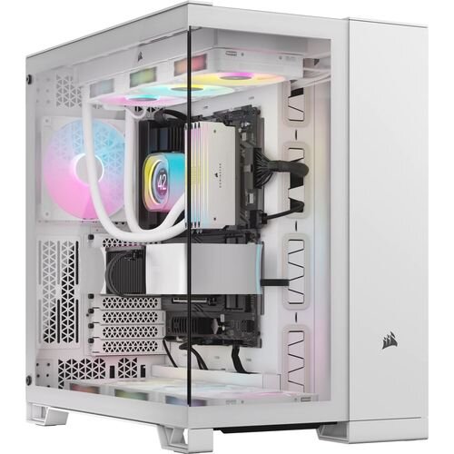 CORSAIR Geh Midi 6500X (Tempered Glass) White  ( CC-9011258-WW )
