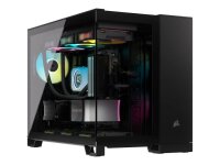 CORSAIR Micro-ATX 2500X LINK Tempered Glass  Black  (...