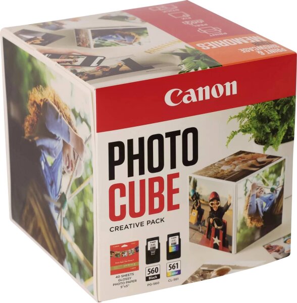 CANON PG-560 / CL-561 Photo Cube Creative Pack White Orange