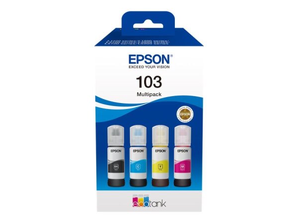 EPSON 103 Multipack - 4er-Pack - Schwarz, Gelb, Cyan, Magenta - original - Nachfülltinte