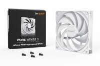 BE QUIET ! Lüfter 140*140*25 Pure Wings 3 White PWM...