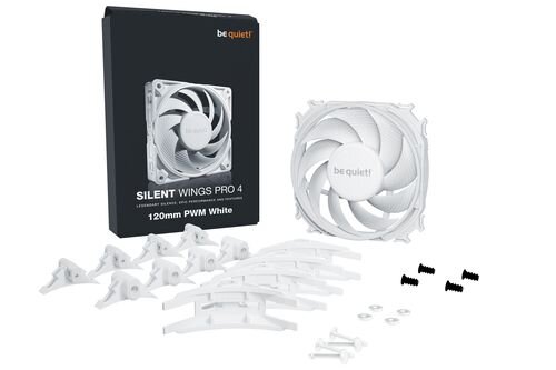BE QUIET ! Lüfter 120*120*25  SilentWings Pro 4 White  ( BL118 )