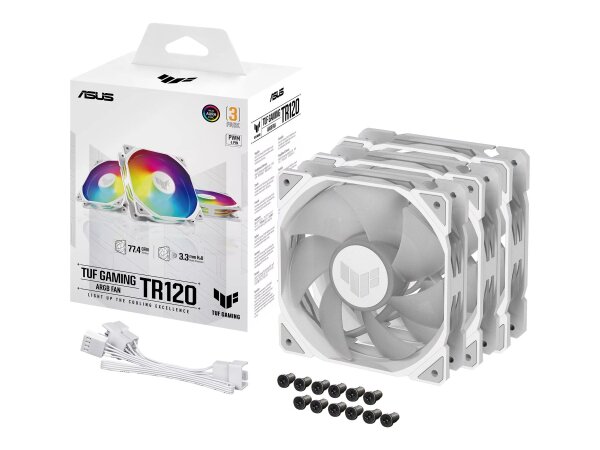 ASUS Lüfter TUF GAMING TR120 FAN ARGB WHT 3IN1  ( 90DA0093-B09020 )
