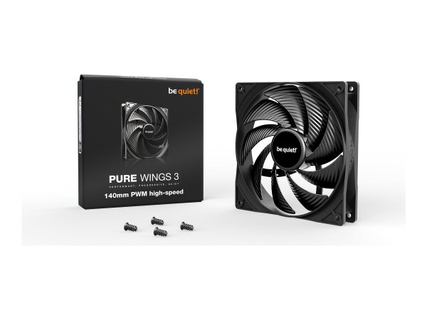 BE QUIET ! Lüfter 140*140*25  Pure Wings 3 PWM high-speed  ( BL109 )