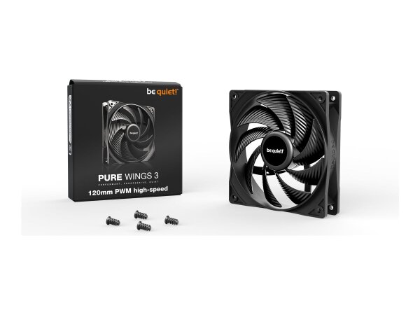 BE QUIET ! Lüfter 120*120*25  Pure Wings 3 PWM high-speed  ( BL106 )