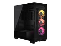 CORSAIR Geh Midi iCUE 3500X RGB (Tempered Glass) Black  (...