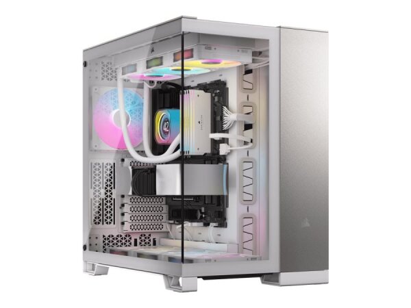 CORSAIR Geh Midi 6500X (Tempered Glass) White/Satin Grey  ( CC-9011285-WW )