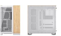CORSAIR Geh Midi 6500X (Tempered Glass) White/Bamboo Wood  ( CC-9011284-WW )