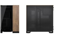 CORSAIR Geh Midi 6500X (Tempered Glass) Black/Walnut Wood...